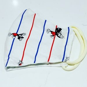 Mickey Mouse Striped Mask